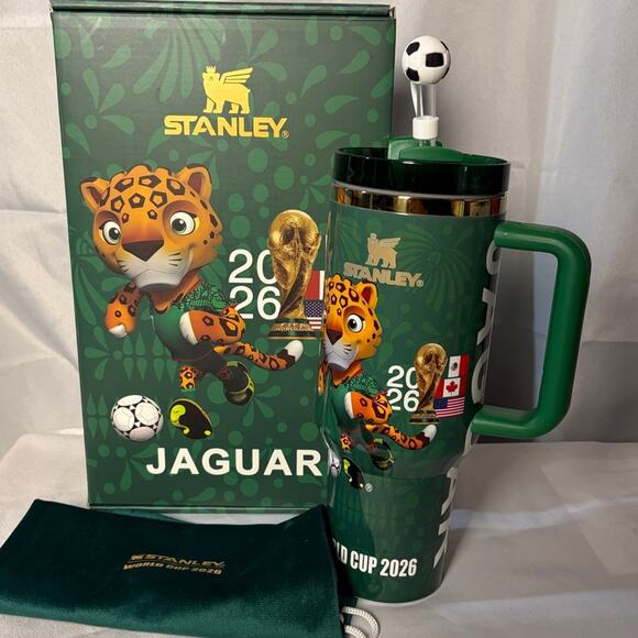 Custom engraved Stanley Tumbler 40oz. 2026 World Cup.